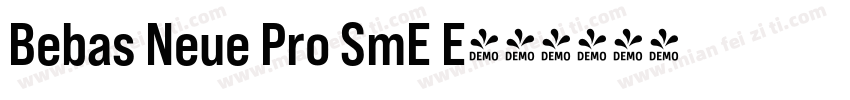 Bebas Neue Pro SmE E字体转换